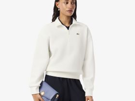 Женский свитшот Lacoste свободного кроя