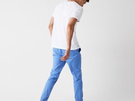 Мужские брюки Lacoste приталенного кроя