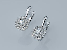 Серьги из белого золота э4712сг07182900_white