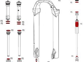 Ремкомплект для вилок RockShox Service Kit Full 30 Gold Solo Air 11.4018.035.000 (комплект)