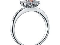 Классическое кольцо из белого золота э0912кц03160700_pink