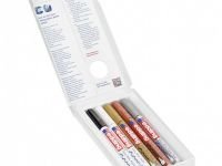 Набор маркеров декоративных, лаковых Edding 5 шт, 1-2 мм Металлик