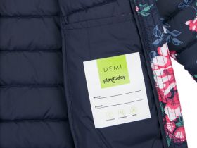 Куртка текстильная с полиуретановым покрытием для девочек