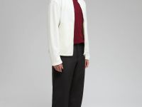 Утепленные брюки широкого кроя с утяжниками по низу