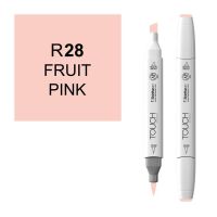 Маркер спиртовой BRUSH Touch Twin цв. R28 розовый фрукт