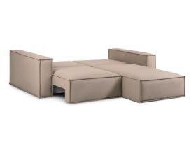 Диван угловой Эби-1 Экокожа Бежевый