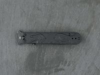 Складной нож Перемен Зубры BW, сталь 8Cr14MoV, рукоять FRN, черный