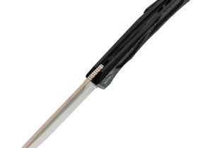 Складной нож TuoTown Step, сталь T10S, рукоять G10/Carbon Fiber