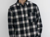 Рубашка в клетку, Черный