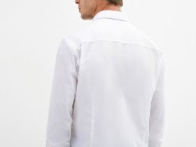 Базовая рубашка Slim Fit, Белый