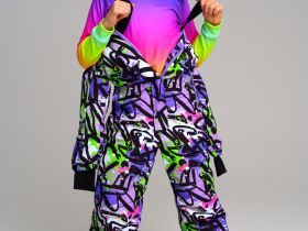 Комбинезон текстильный с полиуретановым покрытием для девочек