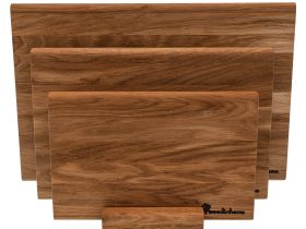 Комплект из 3-х разделочных досок Woodinhome CB001ONKIT3, дуб