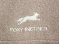 Толстовка с воротником-стойкой на молнии, Коричневый