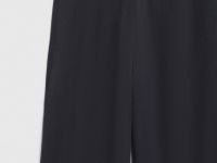 Прямые брюки с эластичным поясом, Серый