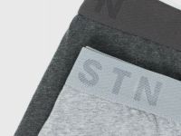 Трусы-боксеры, 2 шт., Серый