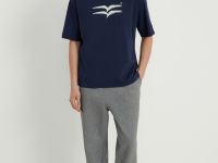 Футболка из хлопка с принтом