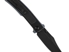 Складной нож Tenable Bison, сталь Nitro-V, рукоять G10, черный/серый