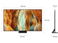 Телевизор Samsung QE55QN70FAUXRU Series 7, 55", QLED 4K UHD, 120 Гц, Smart TV