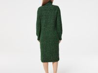 Шерстяное платье Lacoste с высоким воротом