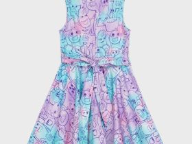 Платье текстильное для девочек