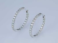 Серьги из белого золота э4712сг05153000