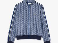 Мужская жаккардовая толстовка Lacoste PARIS с монограммой