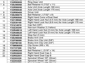 Правый подшипник планетарной втулки Shimano 3C41 7/32" на 8 шаров (серый)
