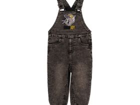 Полукомбинезон детский текстильный джинсовый для мальчиков