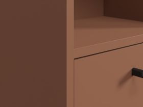 Стеллаж Сайрис 35x202 Терракотовый