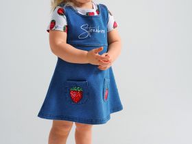 Панама детская текстильная для девочек