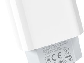 Зарядное устройство Hoco C76A Plus USB-C 20 Вт Белое