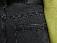 Широкие джинсы с высокой посадкой