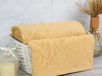 Полотенце махровое Colebria, желтое