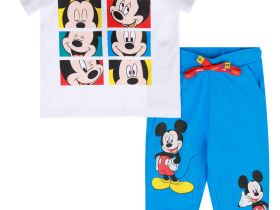 Комплект для мальчика с принтом Disney: футболка, брюки