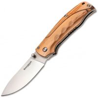 Складной нож Boker Magnum Hunter, сталь 440B, рукоять дерево пакка
