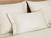 Постельное белье Ecru, страйп-сатин 40962-1