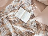 Плед Клетка/Cellule, бежевый