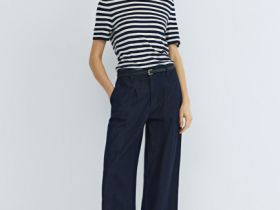 Джемпер с содержанием шёлка, Синий