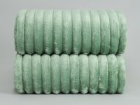 Плед Мягкая полоска/Soft strip, нефрит