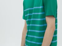 Футболка из хлопка в полоску