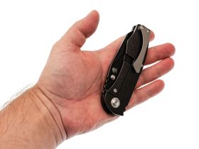 Складной нож KANSEPT Caveman, сталь CPM 20CV, рукоять титан черный