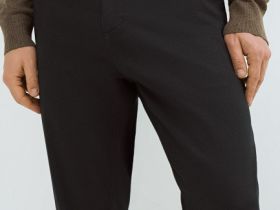 Чиносы с ремнём, Серый