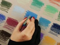 Перчатка художника "Сонет" на 2 пальца, размер М (8,2х20 см)