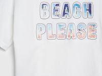 Футболка с объёмным принтом для мальчиков, Бежевый