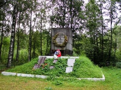 Братская могила советских воинов, в которой похоронен Герой Советского Союза Самойлов И.М.