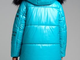 Пальто текстильное с полиуретановым покрытием для девочек