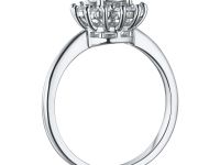 Классическое кольцо из белого золота э4712кц09200303_white