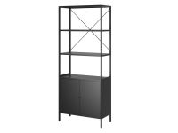 Стеллаж Берн 75x181 Черный