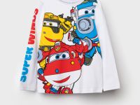 Фуфайка трикотажная для мальчиков (футболка с длинными рукавами)