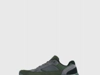 Кроссовки из натуральной замши, Зеленый